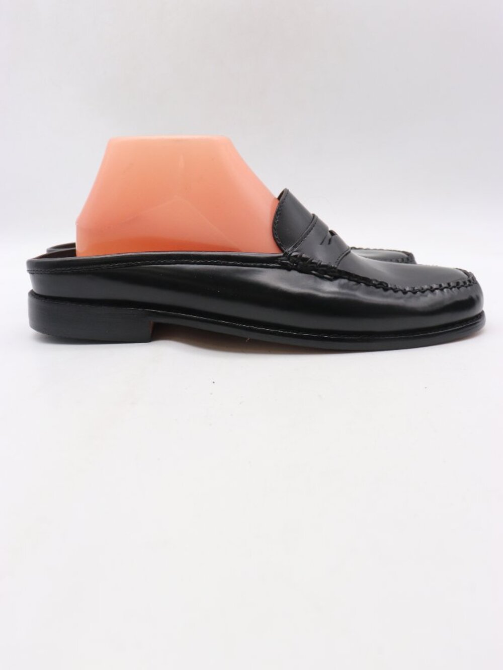 G.H Bass Weejuns Women's Size 10 M Black Leather Mules Slip On Shoes